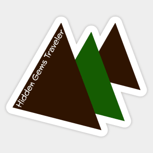 Hidden Gems Traveler Sticker